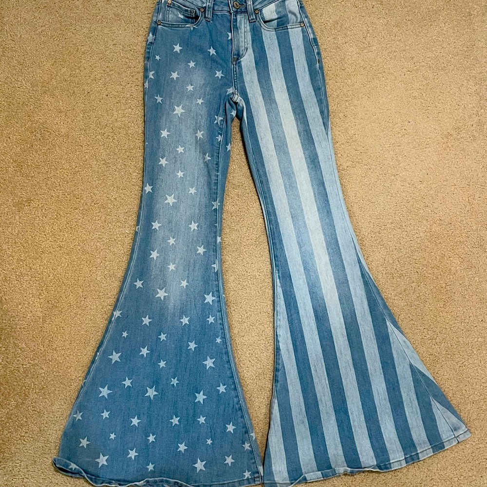 Patriotic flare jeans 25W